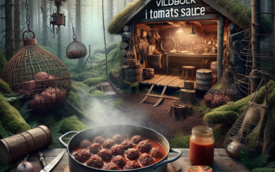 Vildtkødboller i tomatsauce