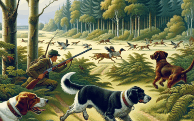 Jagthunde på dagjagt