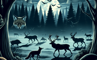 Vildtarter du typisk møder på natjagt