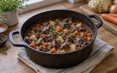Hareragout med rodfrugter: en rolig simremetode