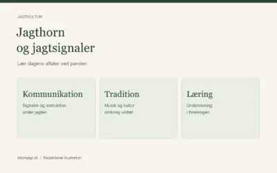Jagthorn og jagtsignaler: begynd med parolen